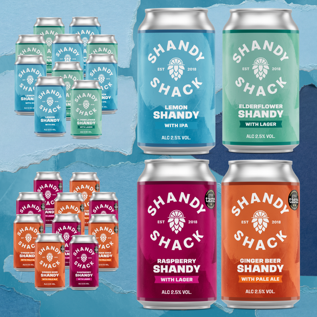 Shandy Shack | Craft Beer Shandy | Lower Alcohol, Vegan, Gluten-Free