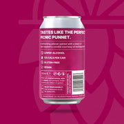 Shandy Shack Raspberry Lager Shandy Shack | Craft Beer Shandy | Lower Alcohol, Vegan, Gluten-Free